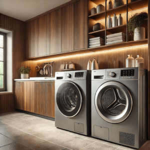 Heat Pump Dryer in Laundry Room