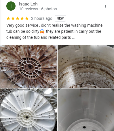 Google Review 8_top washing machine repair_dirty washer