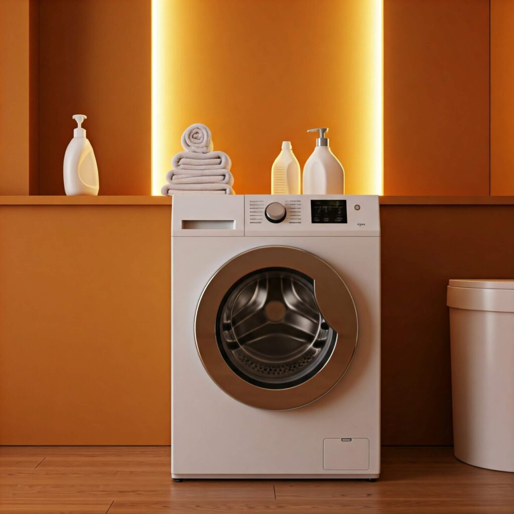 Washing Machine in Laundry Room